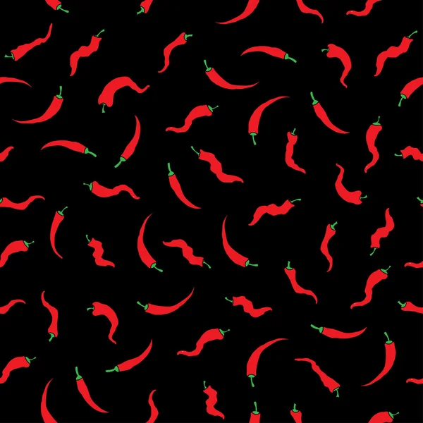Patrón de chile rojo picante — Archivo Imágenes Vectoriales