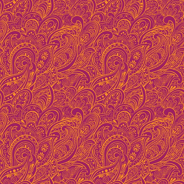 Paisley pürüzsüz desen — Stok Vektör