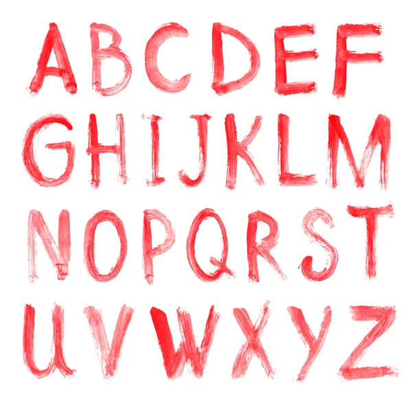 Handgezeichnetes Alphabet — Stockvektor