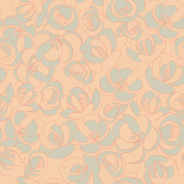 Floral seamless pattern — Stock Vector