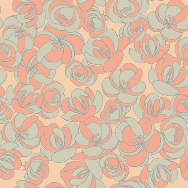 Güllü Çiçeksiz Desen