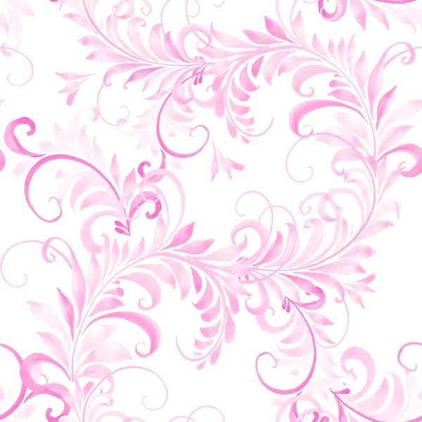 Aquarelle motif floral sans couture — Image vectorielle