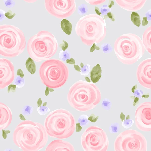 Fleurs motif sans couture — Image vectorielle