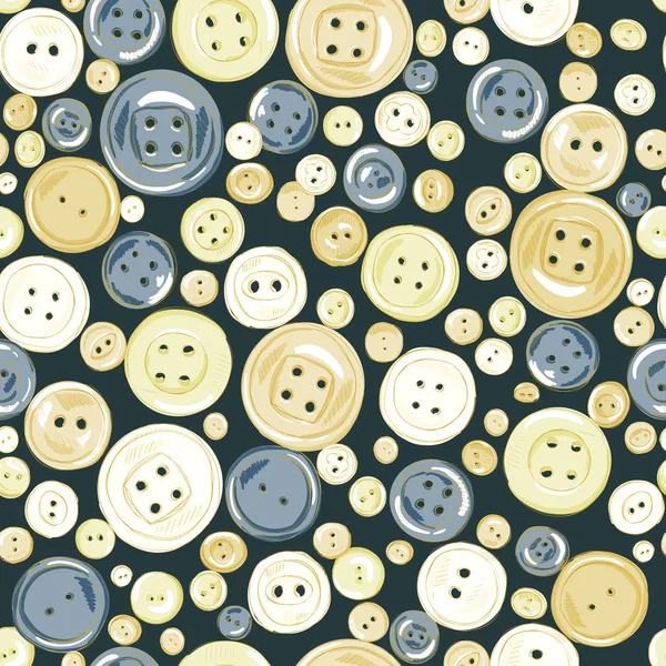 Buttons seamless pattern — Stock Vector