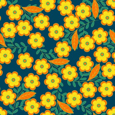 Çiçeksiz vektör dokusu deseni.