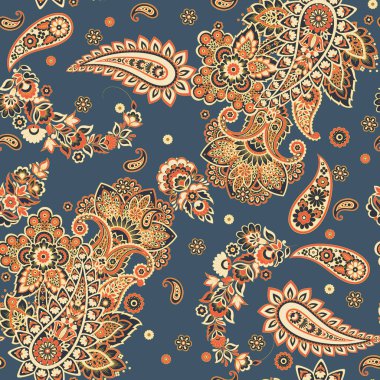 Çiçekli, desenli bir arkaplan. Kusursuz vektör deseni