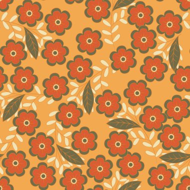 Çiçeksiz vektör dokusu deseni.