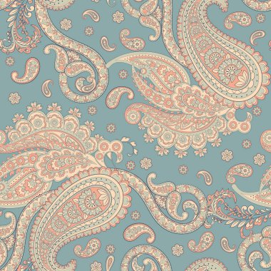 Şal desensiz vektör deseni. batik biçimi arkaplanı