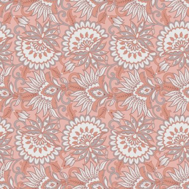 Çiçeksel vektör illüstrasyonu. etnik geçmiş