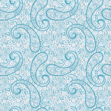 Paisley deseni, her amaç için harika bir vektör tasarımı. Kusursuz arkaplan
