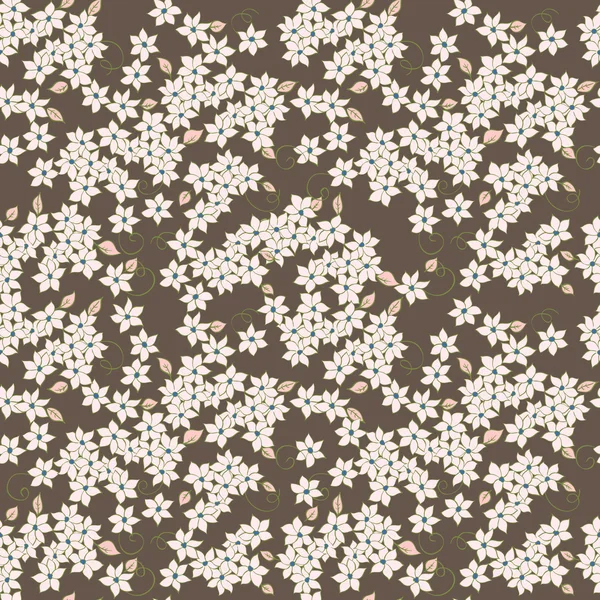 Petit motif de fleurs — Image vectorielle