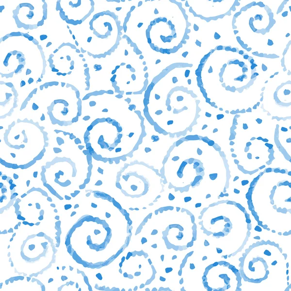 Aquarelle tourbillonne motif r — Image vectorielle