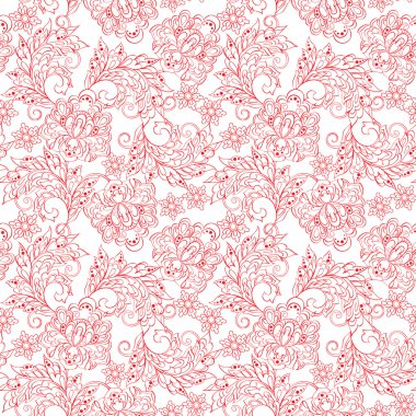 Hint tarzı çiçek desenli