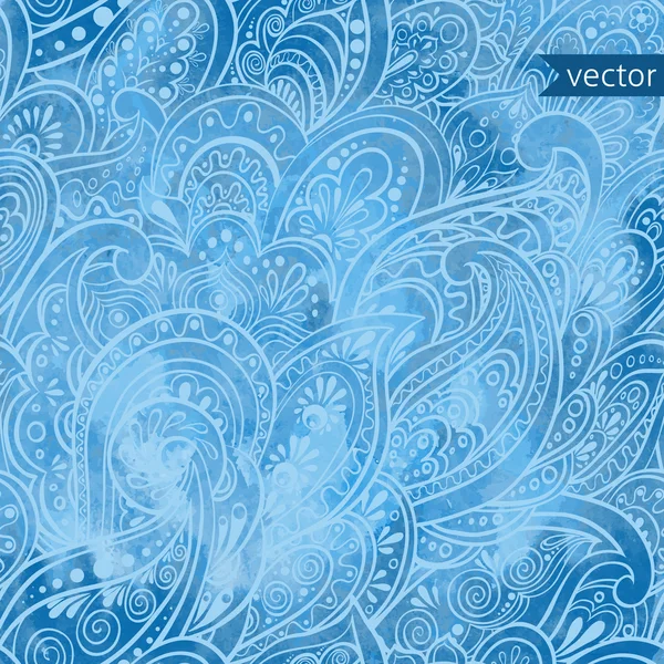 Patrón paisley acuarela — Vector de stock