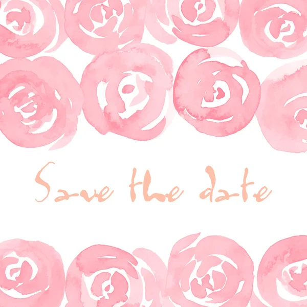 Save The Date invitation — Stock Vector
