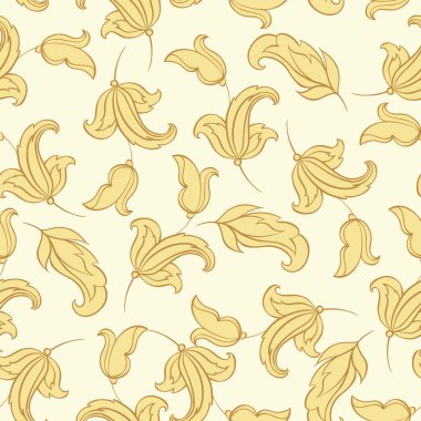 Klasik çiçek desenli.