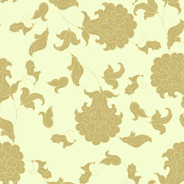 Vintage floral seamless pattern — Stock Vector