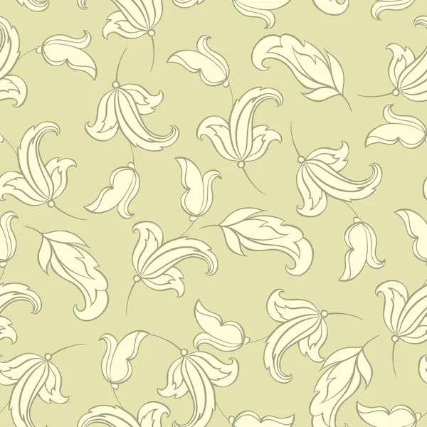 Vintage floral seamless pattern — Stock Vector