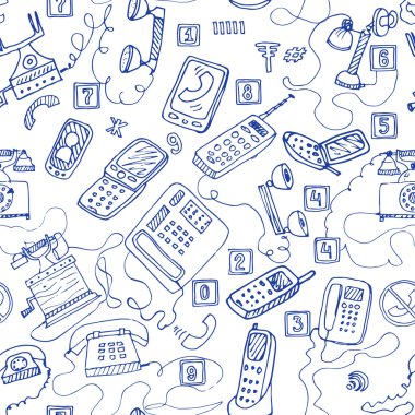telefonlar seamless modeli.