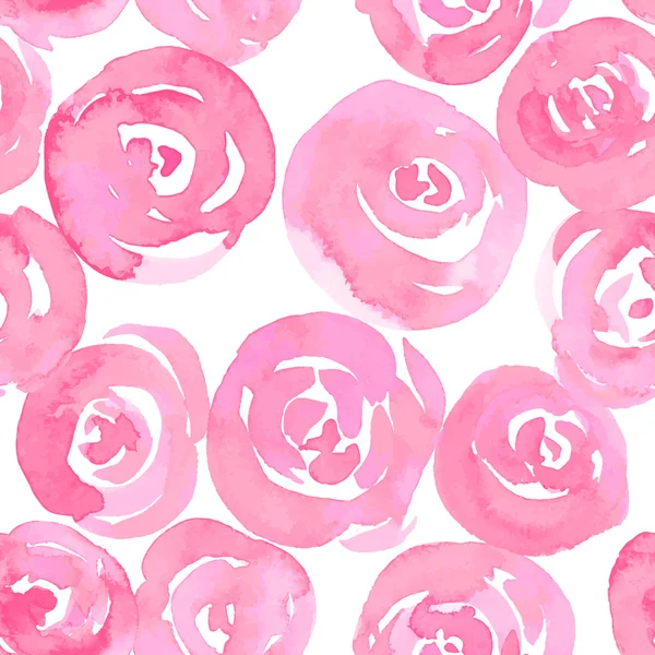 Троянди квіти безшовний візерунок — стоковий вектор