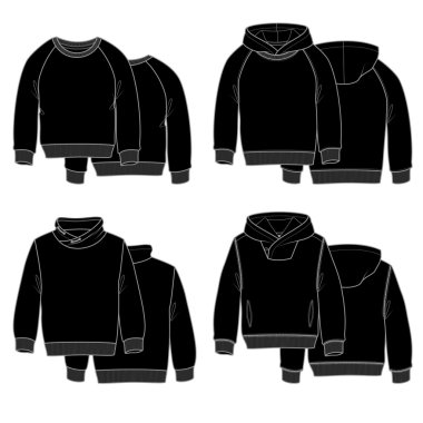 Hoodies siyah