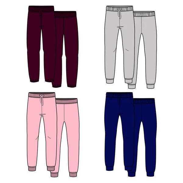 Un pantalon de fille. Couleur — Image vectorielle