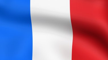 Fransa, rüzgarda çırpınan bayrağı.