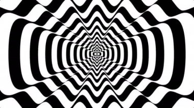 altı dalga kret ile dalgalı şekil