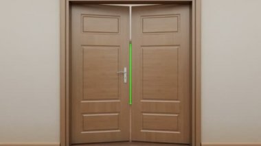 Enfilade kapıları ile geçmek