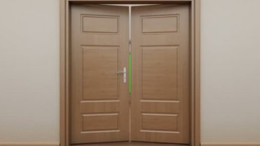 Enfilade kapıları ile geçmek