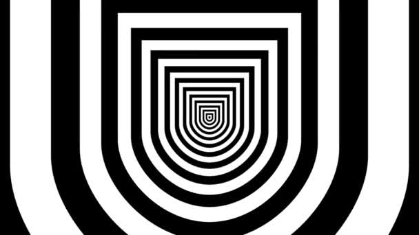 紋章の無限のトンネル — ストック動画