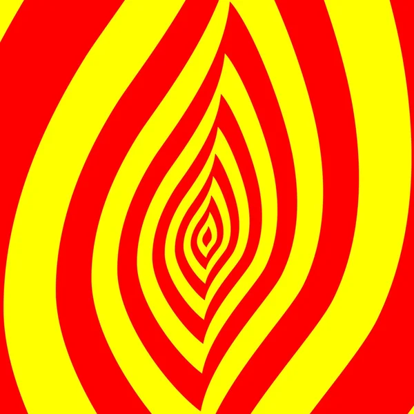 Abstract symbol of red-yellow flame — Stock Photo, Image