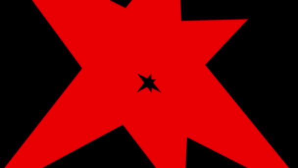 Abstrakter Hintergrund der roten schwarzen Unschärfe — Stockvideo