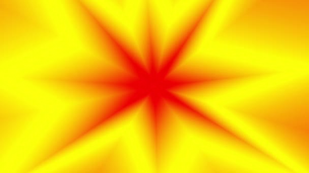 Abstract background of red yellow blur burst — Stock Video