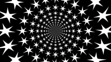 Konsantrik, Atılgan, döndürme, soyut semboller, kar taneleri.