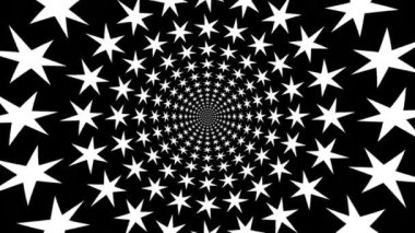 Konsantrik, Atılgan, döndürme, soyut semboller, kar taneleri.