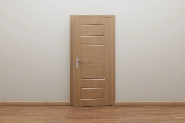 Enfilade, iç kapı açık.