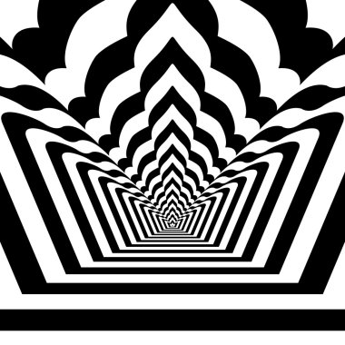 Konsantrik soyut sembolü, taç