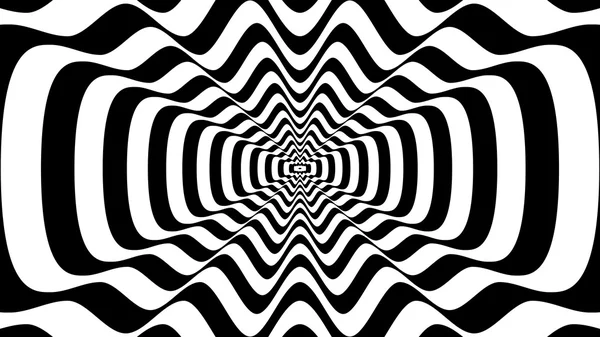 Símbolo abstracto concéntrico, forma ondulada — Foto de Stock