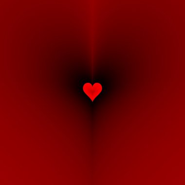 Kırmızı kalp. St. Valentine's Day için stop motion erotik animasyon parçası