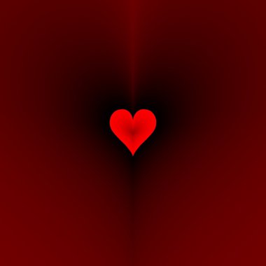 Kırmızı kalp. St. Valentine's Day için stop motion erotik animasyon parçası
