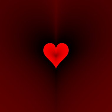 Kırmızı kalp. St. Valentine's Day için stop motion erotik animasyon parçası