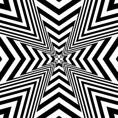 Konsantrik soyut sembolü, Malta haçı Hanedanlık armaları - optik, görsel yanılsama