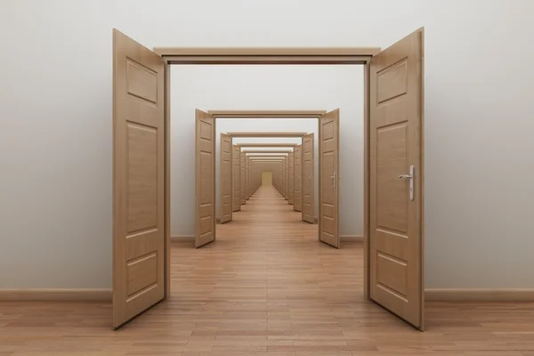 Enfilade, kapıları kendiniz için içinde aç.