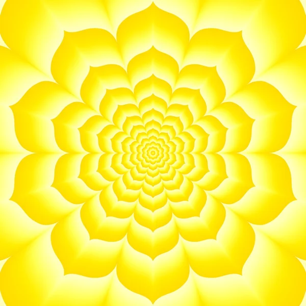 Tantric manipura, chakra, yellow lotos, - sun,  solar plexus — Stock Photo, Image