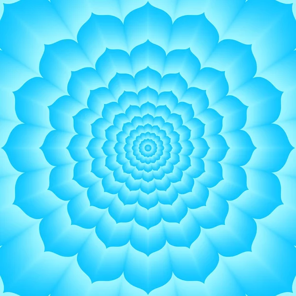 Tantric vishuddha  chakra, blue, cyan  lotos - thyroid — Stock Photo, Image