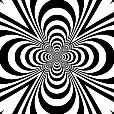 Konsantrik yıldız dört ışınları