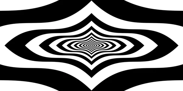 Concentric oncoming abstract symbol - optical, visual illusion — Stock Photo, Image