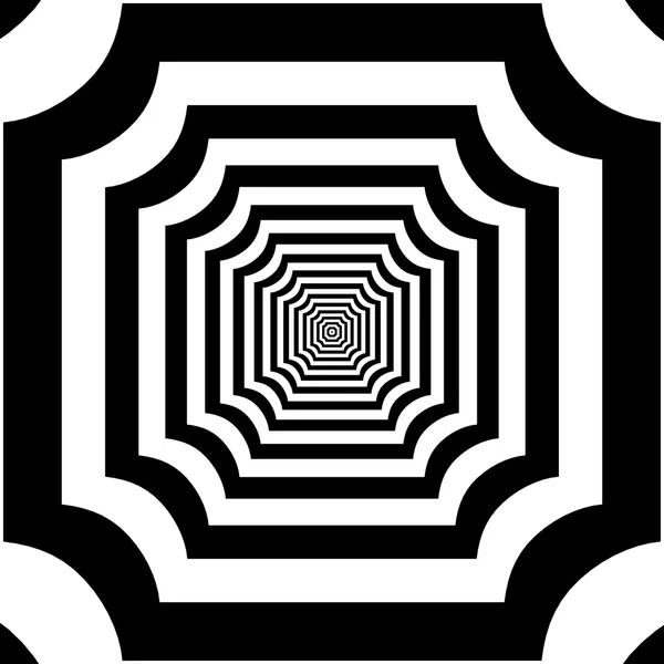 同心ブラック ・ ホワイト フレーム — ストック写真