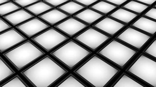 White metal cubes background 3d illustration — Stock Photo, Image